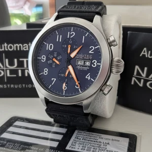 Nautec No Limit Tempest Automatik Herrenuhr + Extra Stahlarmband Sehr guter Zust - Bild 1 von 14