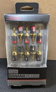 Banana Plugs by Rocketfish 10 pack - Picture 1 of 3