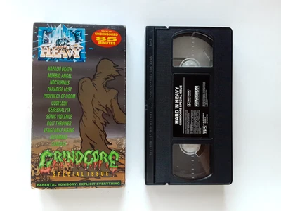 Hard 'N Heavy Grindcore Special Issue Heavy Metal Music VHS Tape 1991 Godflesh - Image 1 of 4