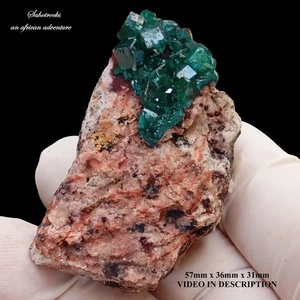 Dioptase goethite and quartz - Kolwezi DRC Congo - Bild 1 von 12