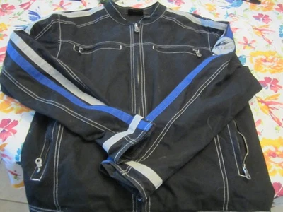 Chaqueta Michael Waltrip Racing Cremallera Completa - Negra/Azul - Mediana - Chase Authentics Foto 1 de 4