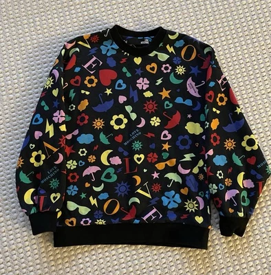 Love Moschino All-Over Printed Sweatshirt UK10 / US6 - image 1 of 4