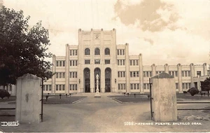 Postal MX: RPPC College, Saltillo, Coahuila, MÉXICO, 1949, a Van Meter UMass - Imagen 1 de 2