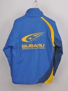 Subaru WRC World Rally Team waterproof racing jacket XS BLUE - Picture 1 of 9