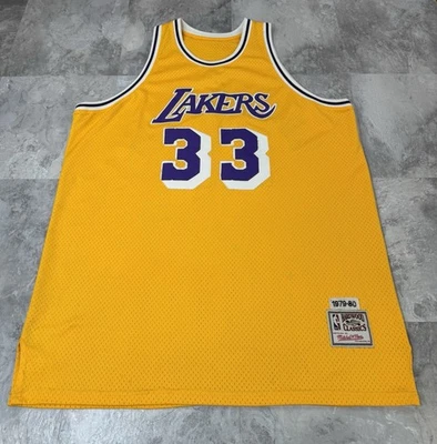 Camiseta deportiva Mitchell & Ness 1979-80 auténtica 54 de colección Kareem Abdul-Jabbar LA Lakers Foto 1 de 4