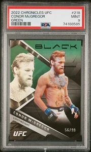 Panini Chronicles UFC 2022 - Conor McGregor - Negro - Verde /99 - PSA 9 - POP 3 - Imagen 1 de 3