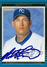 Nate Field autographed Baseball Card (Kansas City Royals) 2002 Bowman #251