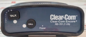 Clear-Com RS-701 Jednokanałowy domofon Przewodowy pasek ze złączem XLR-3 - Zdjęcie 1 z 3
