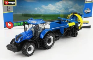 1/50 BURAGO - NEW HOLLAND - T7.315 TRACTOR WITH CULTIVATOR TRAILER 2016 18-31678 - Imagen 1 de 1