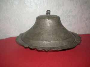 Antique Arabic Islamic/ Middle East tinned copper bowl + lid from 19th centyry - Picture 1 of 12