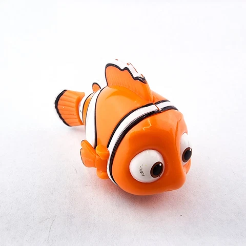 Disney Finding Nemo Figure Nemo Roller Toy Moving Fins Bandai 2015 Orange Fish Cover