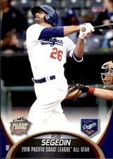 2016 Pacific Coast League All-Stars Choice #24 Rob Segedin Old Tappan New Jersey
