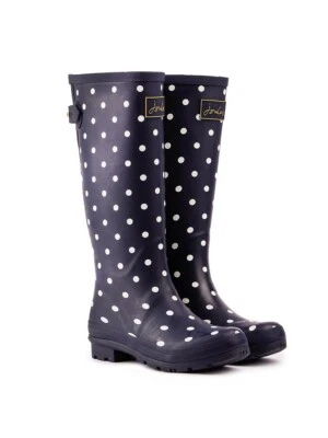 Botas de Lluvia Joules Molly Welly Azul Estampado de Lunares Talla EU 40/41 US 9 NUEVAS Foto 1 de 4