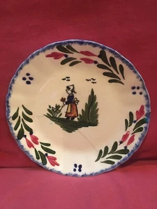 Blue Ridge Southern Potteries " French Peasant"  Salad, Dessert Plate Vintage 7” - Picture 1 of 7