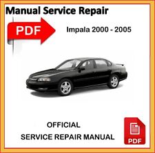 Chevrolet Impala 2000 2001 2002 2003 2004 2005  Service Repair Workshop Manual
