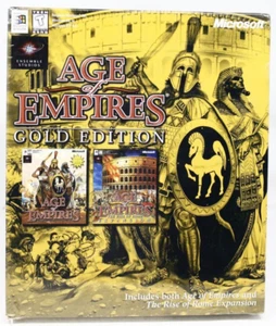 Age Of Empires & Rise of Rome Gold Edition BIG Box Expansion New Sealed -See des - Picture 1 of 10