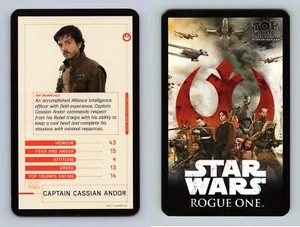 Captain Cassian Andor - Star Wars Rogue One 2016 Top Trumps Card - Picture 1 of 1