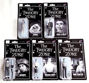 5 Figurines Bif Bang Pow  TWILIGHT ZONE (4ème Dimension) - Série Complète Neuve