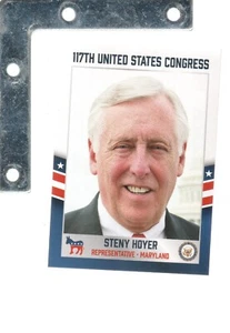 Tarjetas fascinantes 2021 Congreso de los Estados Unidos #286 Steny Hoyer líder de la casa DEM MARYLAND - Imagen 1 de 1