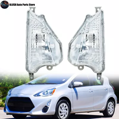 1 Pair Fog Light Corner Lamp Turn Signal Light For Toyota Prius C 2015-2016 - Image 1 of 4