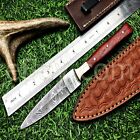 8" Hand Forged Damascus Steel Hunting Skinner Dagger Knife W/sheath -20761