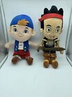 Disney ParkS Jake & The Neverland Pirates & Cubby Stuffed Toy Plush Doll 14"