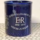 Queen Elizabeth Ii Silver Jubilee Commemorative Blue Mug. 1952-1977