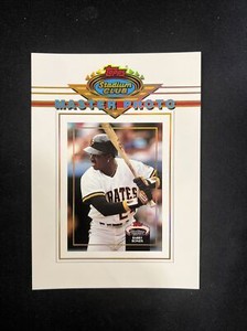 1992 Topps Stadium Club Master Photo Jumbo 5x7 Barry Bonds NM Pittsburgh Pirates