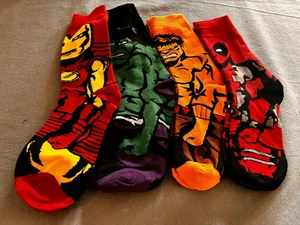 four pair of character socks for men - Picture 1 of 6