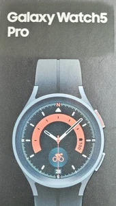 Samsung Galaxy Watch5 Pro LTE 4G SM-R925 45mm Titanium with Silicone Sport Band - Picture 1 of 23
