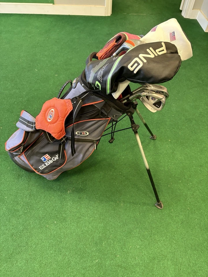 "Juego de golf para niños de Estados Unidos con conductor Callaway y putter para zurdos 51"" 10 clubes" Foto 1 de 4