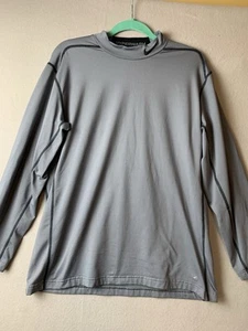 Camisa de combate Nike Pro para hombre XL gris hipercálida ajustada Dri Fit manga larga - Imagen 1 de 7