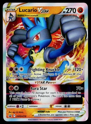 Lucario VSTAR SWSH214 SWSH: Sword & Shield Promo Cards Promo #2 - Image 1 of 2
