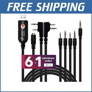 FTDI USB Ham Radio Cable Model 5 - Universal Compatibility for Multiple Brands - Picture 1 of 9