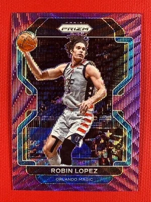 2021-22 Panini Prizm Robin Lopez #34 Purple Wave Prizm  - Image 1 of 2