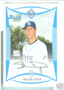 Shane Dyer Tampa Bay Rays 2008 Bowman Draft Prospects