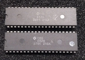 2x MOS 6526 A Commodore 64 CIA with a date code close to each other (3691-3791) - Picture 1 of 3