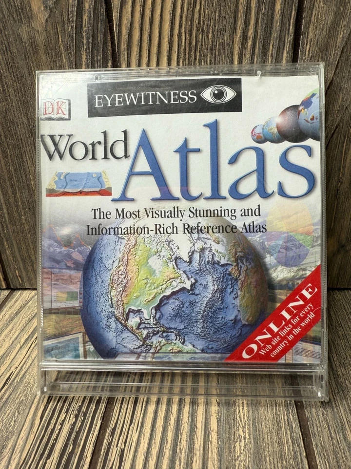 CD-ROM DK Eyewitness World Atlas 1998 Foto 1 de 3