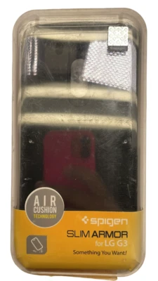Custodia Spigen Slim Armor Per LG G3, Nera - Immagine 1 di 4