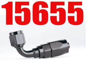 Aeromotive 15655 black 8AN 90 degree hose end fitting best price look, all new - Picture 1 of 1