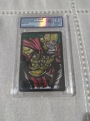 2007 DC Vs System John Lucas Signed Sketched Card Graded - Image 1 of 2