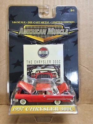 ERTL American Muscle Red 1957 Chrysler 300C 1:64 Scale Red - Image 1 of 3
