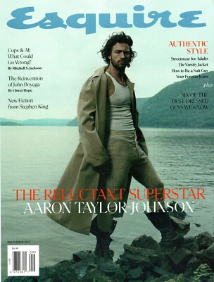 ESQUIRE Magazine September 2023 Aaron Taylor-Johnson John Boyega Chris Estrada Foto 1 de 3
