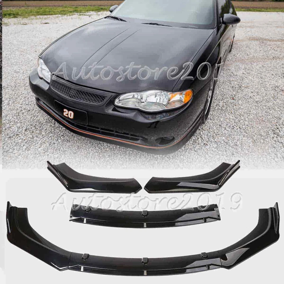 For Chevy Monte Carlo 2000-2007 Front Bumper Splitter Lip Kit Spoiler Diffuser - Image 1 of 4