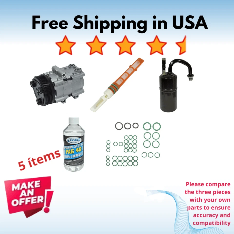 Compresor y secadores aire acondicionado Mercury Cougar 1999-2002 Foto 1 de 4