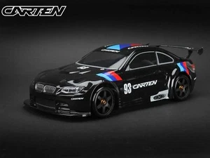 CARTEN KAROSSERIEBAUSATZ "BMW M3 E92 GT-2" 1:10 SCHWARZ LACKIERT 190MM BREITE #  - Bild 1 von 3
