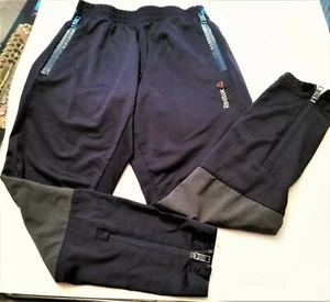 REEBOK BLUE / GREY PULLON JOGGERS PANTS BOY'S SIZE S (10/15) - Picture 1 of 9