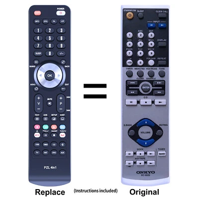 RC-660S Ersatz Fernbedienung für Onkyo CR315 CR325 CR325UKD CR425UKD CR435UK - Bild 1 von 4