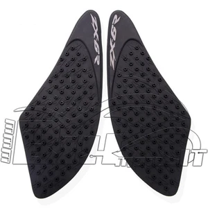 3M KAWASAKI ZX6R 636 2005 2006 BLACK RUBBER TANK SIDE PROTECTION STICKERS - Picture 1 of 1