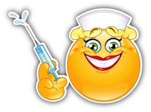 Calcomanía adhesiva para parachoques de coche Smile Nurse - Imagen 1 de 1